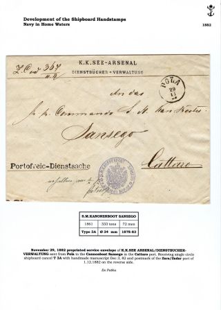 THE POSTAL HISTORY OF AUSTRIAN NAVY – sheet 79