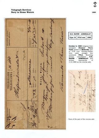 THE POSTAL HISTORY OF AUSTRIAN NAVY – sheet 98