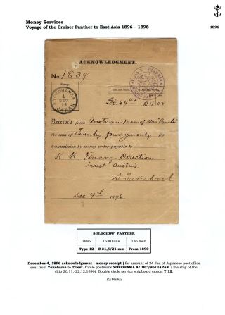THE POSTAL HISTORY OF AUSTRIAN NAVY – sheet 107