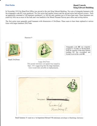 DREIECKSTEMPELN AUS LONDON – Blatt 9
