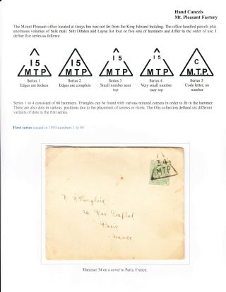 DREIECKSTEMPELN AUS LONDON – Blatt 13