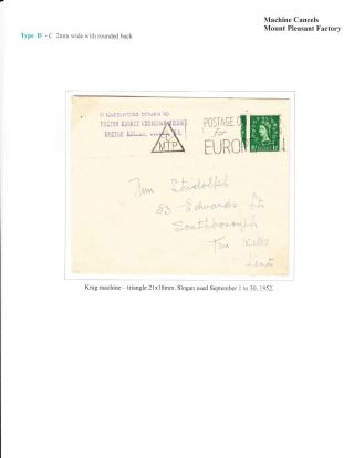 DREIECKSTEMPELN AUS LONDON – Blatt 59