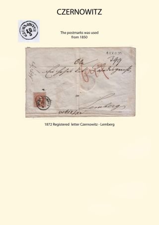 POSTGESCHICHTE VON NORD BUKOWINA – Blatt 5