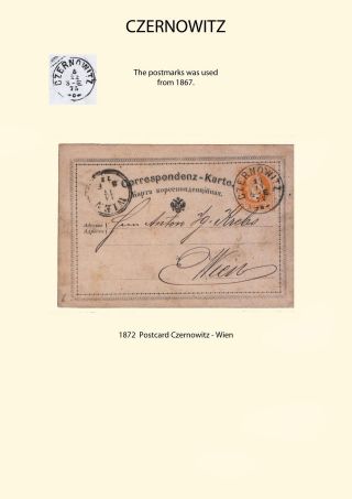 POSTGESCHICHTE VON NORD BUKOWINA – Blatt 9