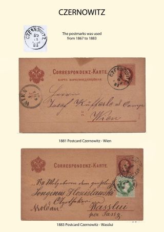 POSTGESCHICHTE VON NORD BUKOWINA – Blatt 10