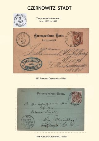 POSTGESCHICHTE VON NORD BUKOWINA – Blatt 11