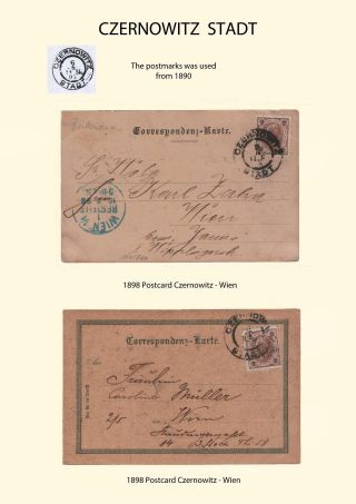 POSTGESCHICHTE VON NORD BUKOWINA – Blatt 12