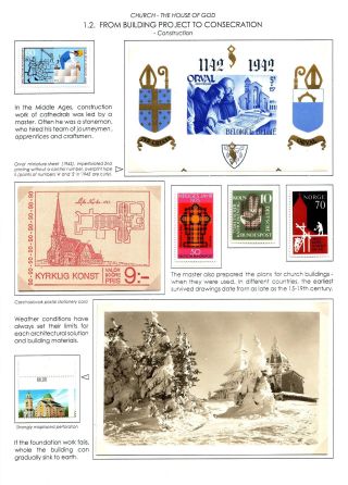 DOMUS DEI, A HISTORY OF EUROPEAN CHURCH ARCHITECTURE – sheet 9