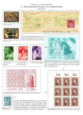 DOMUS DEI, A HISTORY OF EUROPEAN CHURCH ARCHITECTURE – sheet 10