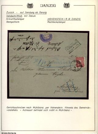 DANZIG: ZURÜCK - RETOUR – Blatt 18