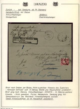 DANZIG: ZURÜCK - RETOUR – Blatt 19