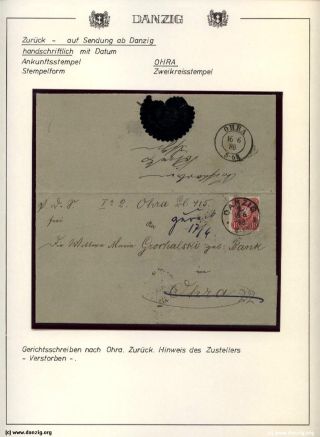 DANZIG: ZURÜCK - RETOUR – Blatt 22