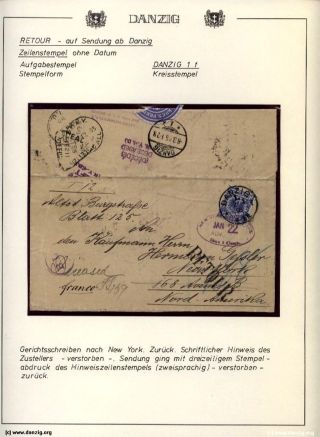 DANZIG: ZURÜCK - RETOUR – Blatt 26