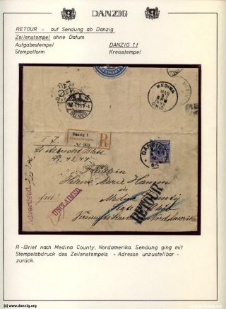 DANZIG: ZURÜCK - RETOUR – Blatt 27