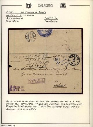 DANZIG: ZURÜCK - RETOUR – Blatt 28