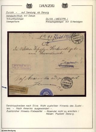 DANZIG: ZURÜCK - RETOUR – Blatt 32