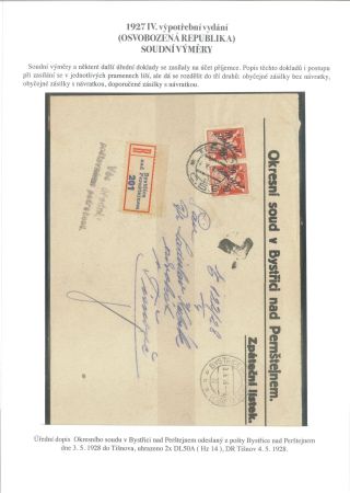 1927 IV. POSTAGE DUE PROVISIONAL ISSUE (CHAINBRAKER) DL 50 - 50/150 H – sheet 10