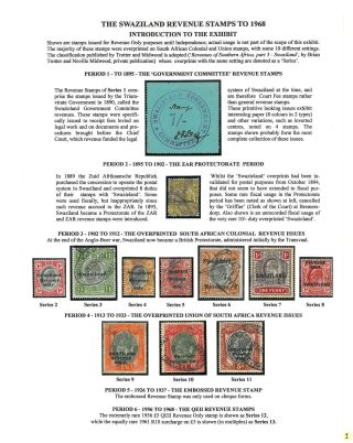 SVAZIJSKO: KOLKY DO ROKU 1968 – list 1