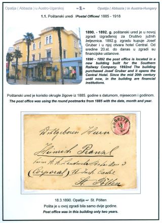 POSTGESCHICHTE VON OPATIJA (ABBAZIA) – Blatt 4