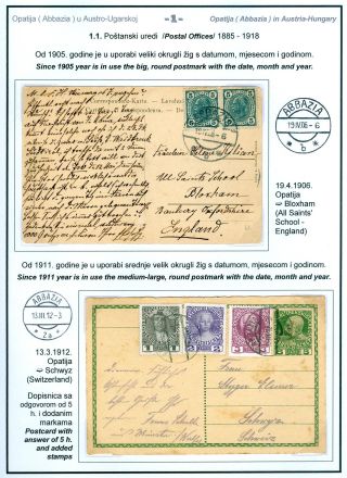 POSTGESCHICHTE VON OPATIJA (ABBAZIA) – Blatt 6