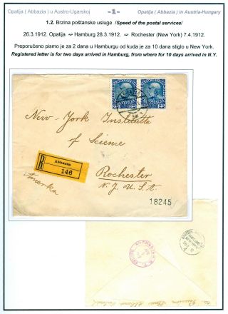 POSTGESCHICHTE VON OPATIJA (ABBAZIA) – Blatt 9