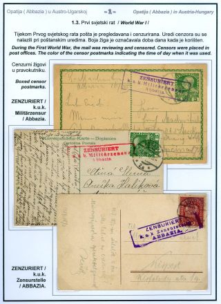 POSTGESCHICHTE VON OPATIJA (ABBAZIA) – Blatt 11