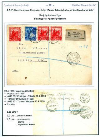 POSTGESCHICHTE VON OPATIJA (ABBAZIA) – Blatt 31