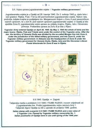 POSTGESCHICHTE VON OPATIJA (ABBAZIA) – Blatt 37