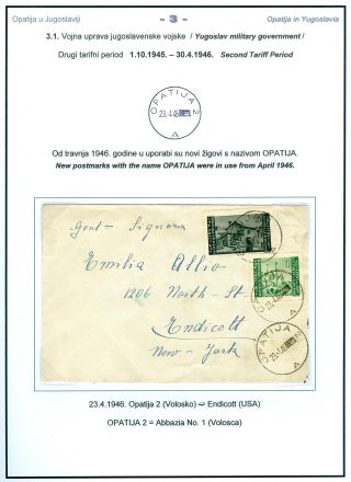 POSTGESCHICHTE VON OPATIJA (ABBAZIA) – Blatt 39