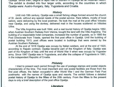 OPATIJA (ABBAZIA) - POSTAL HISTORY
