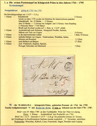 POLISH POST UNTIL 1875 / REPUBLIC OF POLAND 1764-1795 / KINGDOM POLAND 1815-1915 – sheet 4