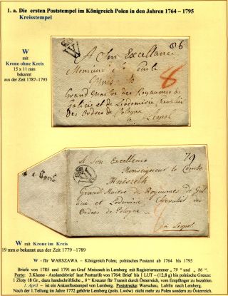 POLISH POST UNTIL 1875 / REPUBLIC OF POLAND 1764-1795 / KINGDOM POLAND 1815-1915 – sheet 5