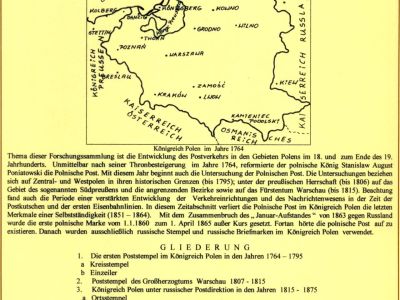 POLSKÁ POŠTA DO ROKU 1875 / POLSKÁ REPUBLIKA 1764-1795 / KRÁLOVSTVÍ POLSKÉ 1815-1915
