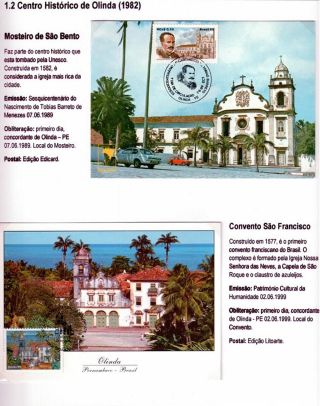 BRAZILSKÉ DĚDICTVÍ UNESCO - DOBŘE ZACHOVALÉ – list 3