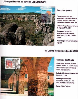BRAZILSKÉ DĚDICTVÍ UNESCO - DOBŘE ZACHOVALÉ – list 8
