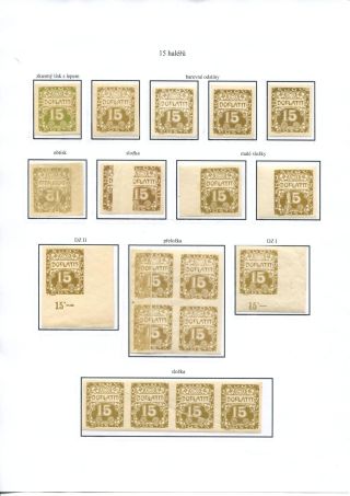 POSTAGE DUE STAMP ISSUES 1918-1928 – sheet 17