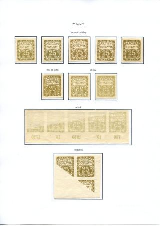 POSTAGE DUE STAMP ISSUES 1918-1928 – sheet 19