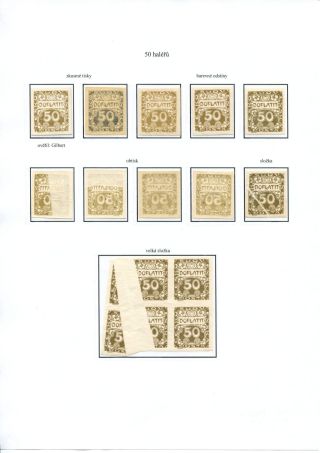 POSTAGE DUE STAMP ISSUES 1918-1928 – sheet 23