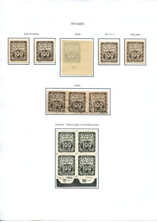 POSTAGE DUE STAMP ISSUES 1918-1928 – sheet 24