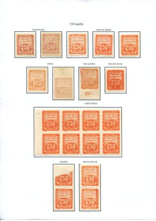POSTAGE DUE STAMP ISSUES 1918-1928 – sheet 25