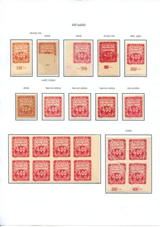 POSTAGE DUE STAMP ISSUES 1918-1928 – sheet 26