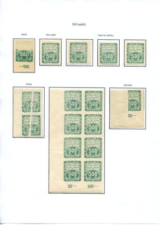 POSTAGE DUE STAMP ISSUES 1918-1928 – sheet 27
