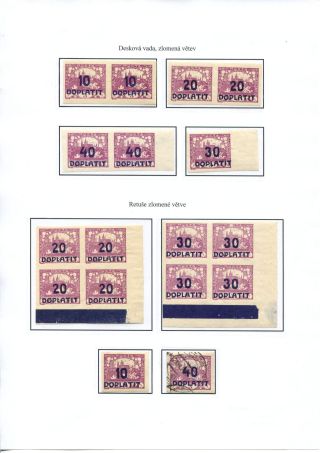 POSTAGE DUE STAMP ISSUES 1918-1928 – sheet 36
