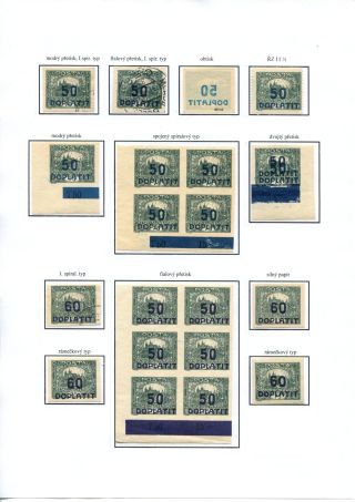 POSTAGE DUE STAMP ISSUES 1918-1928 – sheet 37