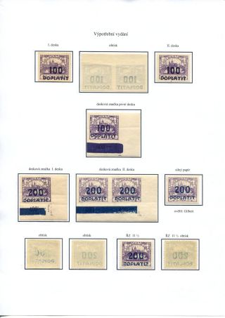 POSTAGE DUE STAMP ISSUES 1918-1928 – sheet 43