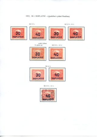 POSTAGE DUE STAMP ISSUES 1918-1928 – sheet 44