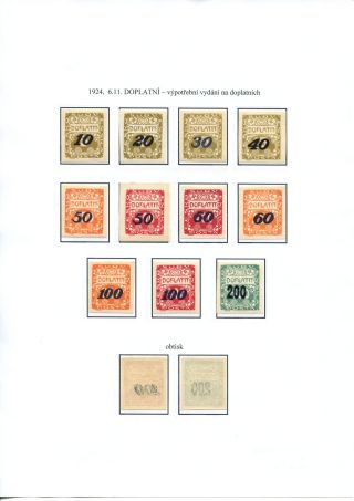 POSTAGE DUE STAMP ISSUES 1918-1928 – sheet 46