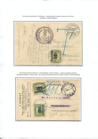 POSTAGE DUE STAMP ISSUES 1918-1928 – sheet 61