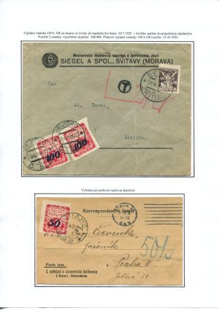 POSTAGE DUE STAMP ISSUES 1918-1928 – sheet 68