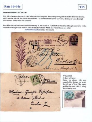 NEW SOUTH WALES - NACHPORTO 1891-1966 – Blatt 6